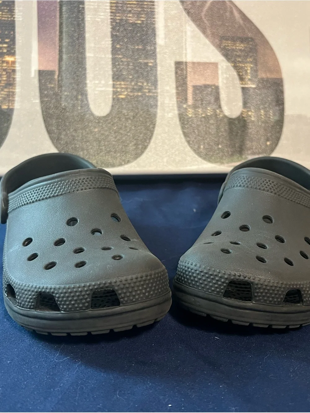 kids Black Crocs